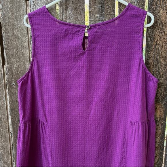 Gudrun Sjoden Textured Organic Cotton Oversized Lagenlook Dress Sz L - Picture 5 of 14